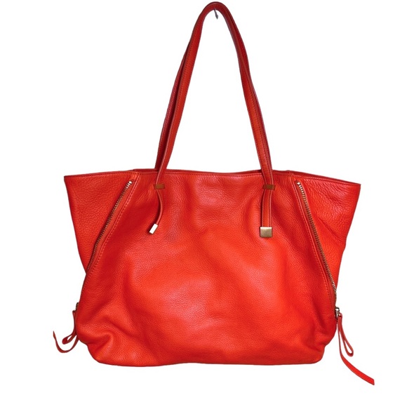 Joie Handbags - Joie Bright Red Leather Shoulder Tote